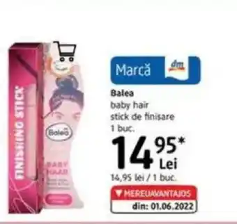 DM Balea baby hair stick de finisare Ofertă