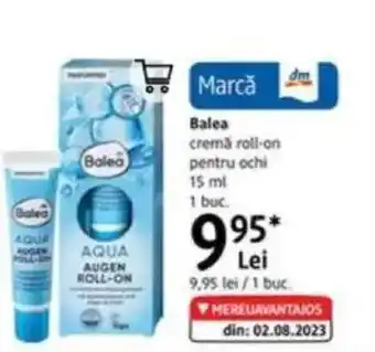 DM Balea cremă roll-on pentru ochi Ofertă