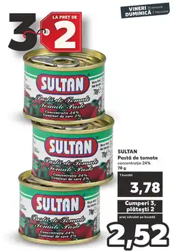 Kaufland SULTAN Pasta de Tomale Ofertă