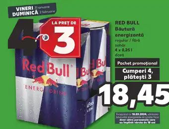 Kaufland RED BULL Băutură energizantă Ofertă