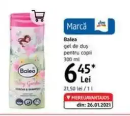 DM Balea gel de dus pentru copii Ofertă