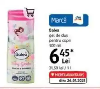 DM Balea gel de dus pentru copii Ofertă