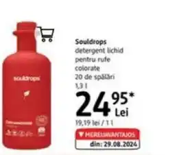 DM Souldrops detergent lichid pentru rufe colorate Ofertă