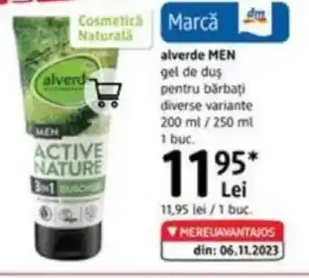 DM alverde MEN gel de duş pentru bărbați diverse variante Ofertă