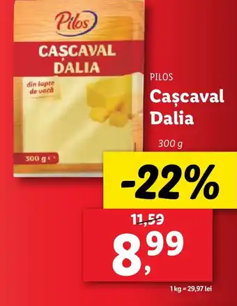 Lidl PILOS Cascaval Dalia Ofertă