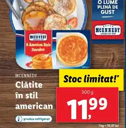 Lidl MCENNEDY Clătite în stil american Ofertă