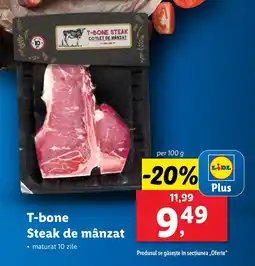 Lidl T-bone Steak de mânzat Ofertă