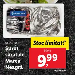 Lidl OCEAN FISH Sprot sărat de Marea Neagră Ofertă