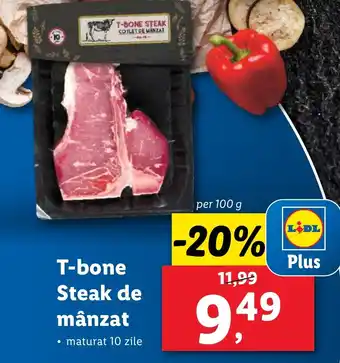 Lidl T-bone Steak de mânzat Ofertă