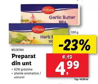 Lidl MILBONA Preparat din unt Ofertă