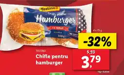 Lidl TASTINO Chifle pentru hamburger Ofertă