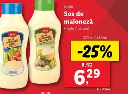 Lidl KANIA Sos de maioneza Ofertă