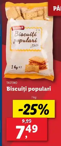 Lidl TASTINO Biscuiți populari Ofertă