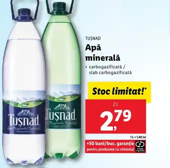 Lidl TUŞNAD Apă minerală Ofertă