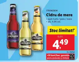 Lidl STRONGBOW Cidru de mere Ofertă