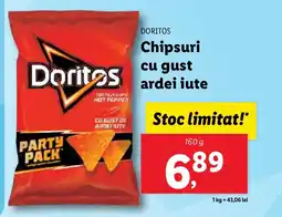 Lidl DORITOS Chipsuri cu gust ardei iute Ofertă