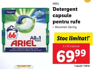 Lidl ARIEL Detergent capsule pentru rufe Ofertă