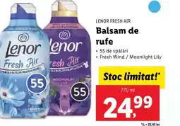 Lidl LENOR FRESH AIR Balsam de rufe Ofertă