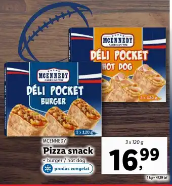 Lidl MCENNEDY Pizza snack Ofertă