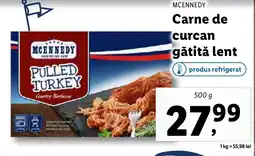 Lidl MCENNEDY Carne de curcan gătită lent Ofertă