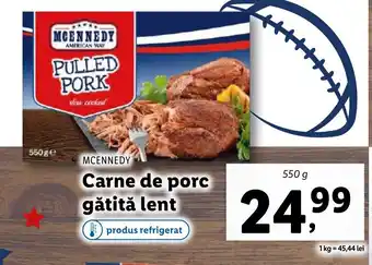 Lidl MCENNEDY Carne de porc gătită lent Ofertă