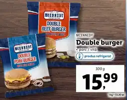 Lidl MCENNEDY Double burger Ofertă