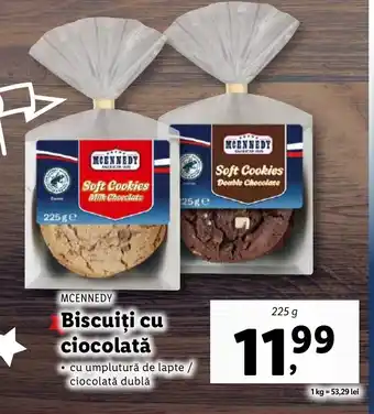 Lidl MCENNEDY Biscuiți cu ciocolată Ofertă