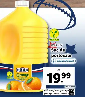 Lidl MCENNEDY Suc de portocale Ofertă