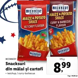 Lidl MCENNEDY Snacksuri din mălai și cartofi Ofertă