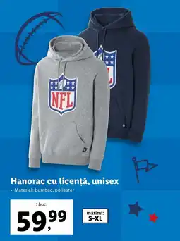 Lidl Hanorac cu licenţă, unisex Ofertă