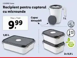 Lidl LIVARNO home Recipient pentru cuptorul cu microunde Ofertă