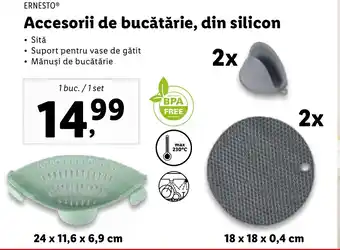 Lidl ERNESTO Accesorii de bucătărie, din silicon Ofertă