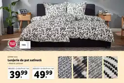 Lidl LIVARNO home Lenjerie de pat satinată Ofertă