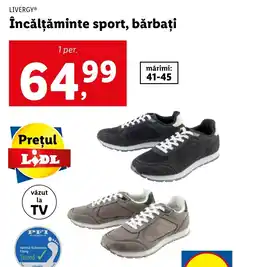 Lidl LIVERGY Încălțăminte sport, bărbați Ofertă