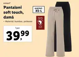 Lidl Pantaloni soft touch, damă Ofertă