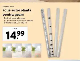 Lidl LIVARNO home Folie autocolantǎ pentru geam Ofertă