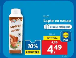 Lidl PILOS Lapte cu cacao Ofertă