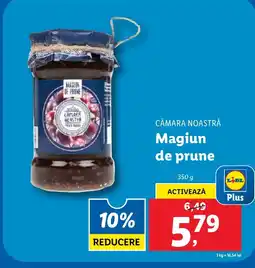 Lidl CĂMARA NOASTRĂ Magiun de prune Ofertă