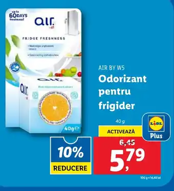 Lidl AIR BY W5 Odorizant pentru frigider Ofertă