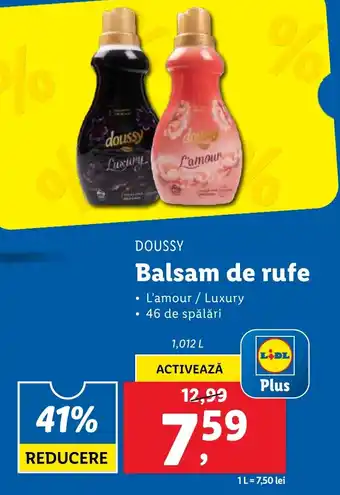 Lidl DOUSSY Balsam de rufe Ofertă