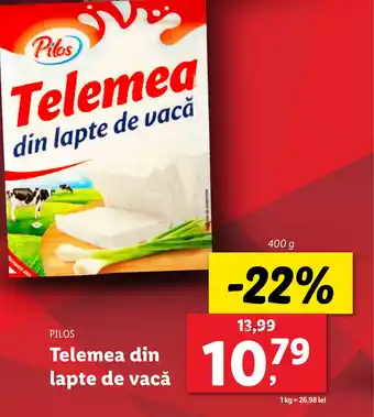 Lidl PILOS Telemea din lapte de vacă Ofertă