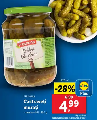 Lidl FRESHONA Castraveţi murați Ofertă