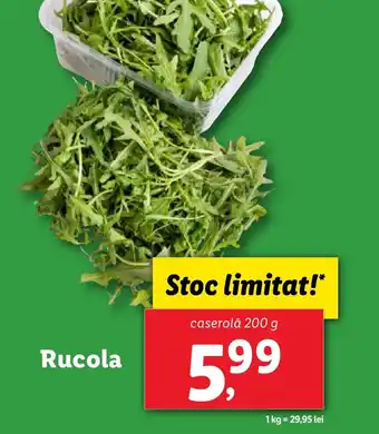 Lidl Rucola Ofertă