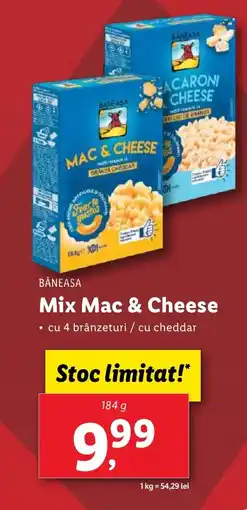 Lidl BĂNEASA Mix Mac & Cheese Ofertă