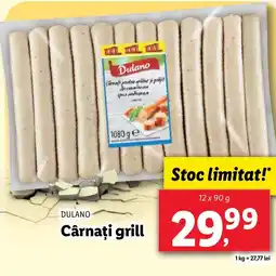 Lidl DULANO Cârnaţi grill Ofertă