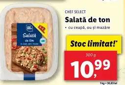 Lidl CHEF SELECT Salată de ton Ofertă