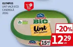 Auchan OLYMPUS Unt vacă eco caserolă Ofertă