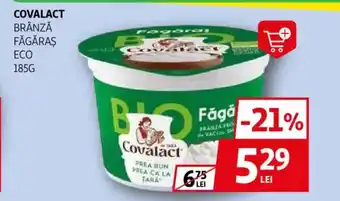 Auchan COVALACT Brânză făgăraş eco Ofertă