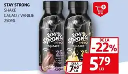 Auchan STAY STRONG Shake cacao/vanilie Ofertă