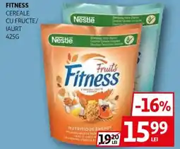 Auchan Fitness cereale cu fructe/ iaurt Ofertă